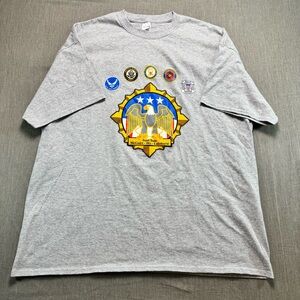 JOINT BASE MCGUIRE DIX LAKEHURST 🇺🇸 Size 2XL Gray T-Shirt US Military